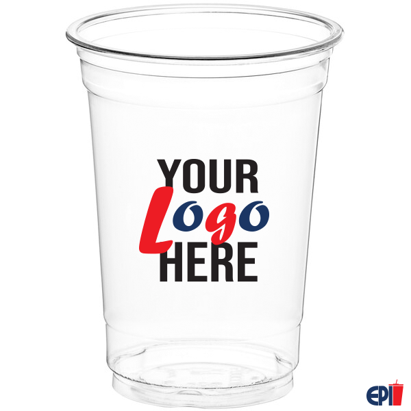 10oz rPET Printed Beverage Cups 1000/cs (select pricing in options)